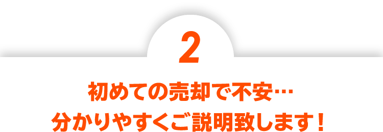 初めての売却で不安…分かりやすくご説明致します!